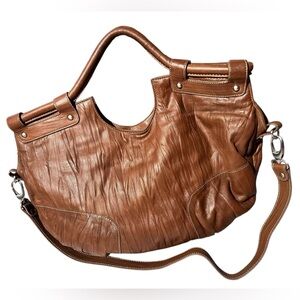 Clark’s England Soft Brown Leather Hobo Handbag/Shoulder Bag